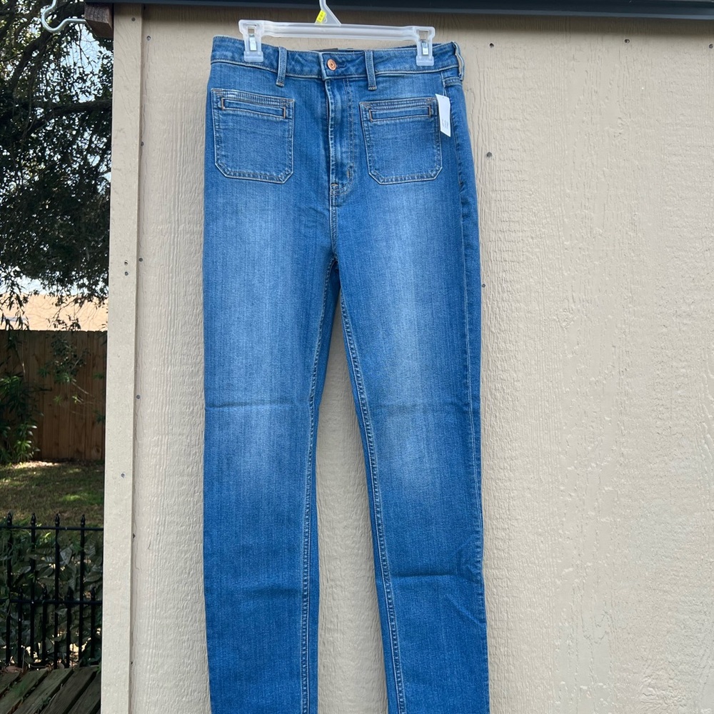 Sky Rise Vintage Slim Jeans 30 Tall Gap